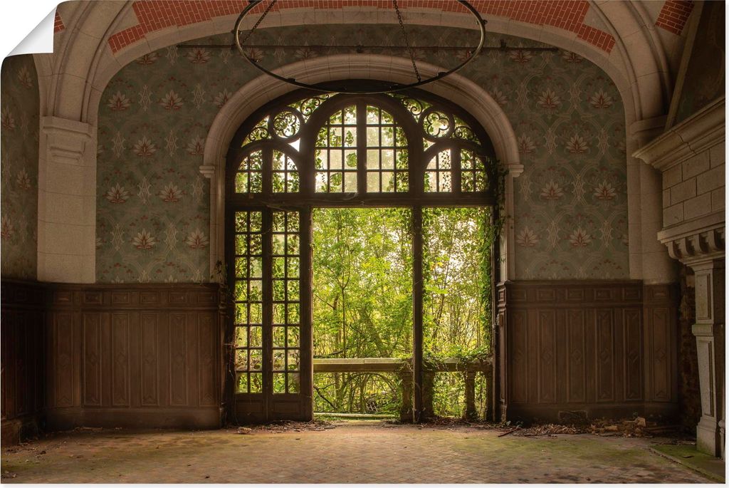 ARTland Poster Die Natur erobert zurück Größe: 90x60 cm Produktbild 