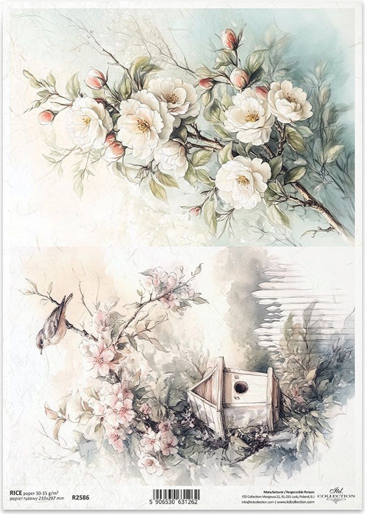 ITD Reispapier Decoupage Bastelpapier Produktbild 