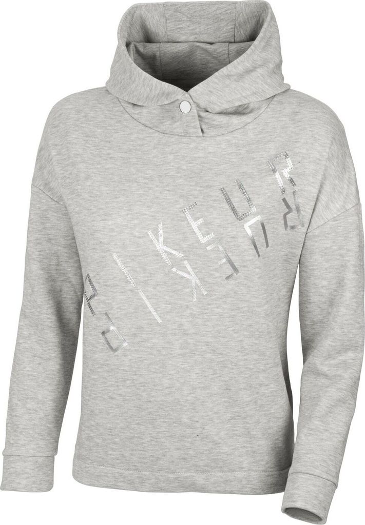 Pikeur Damenhoddy, Hoddie " PK_CAYLEE ", angenehme Sommerware Größe - 40 Farbe - grey melange