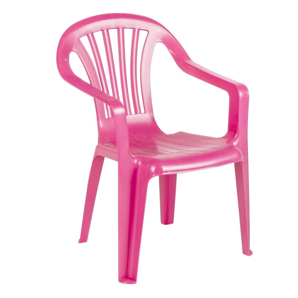 Kindersessel pink Vollkunststoff, Monoblock, stapelbar Produktbild 