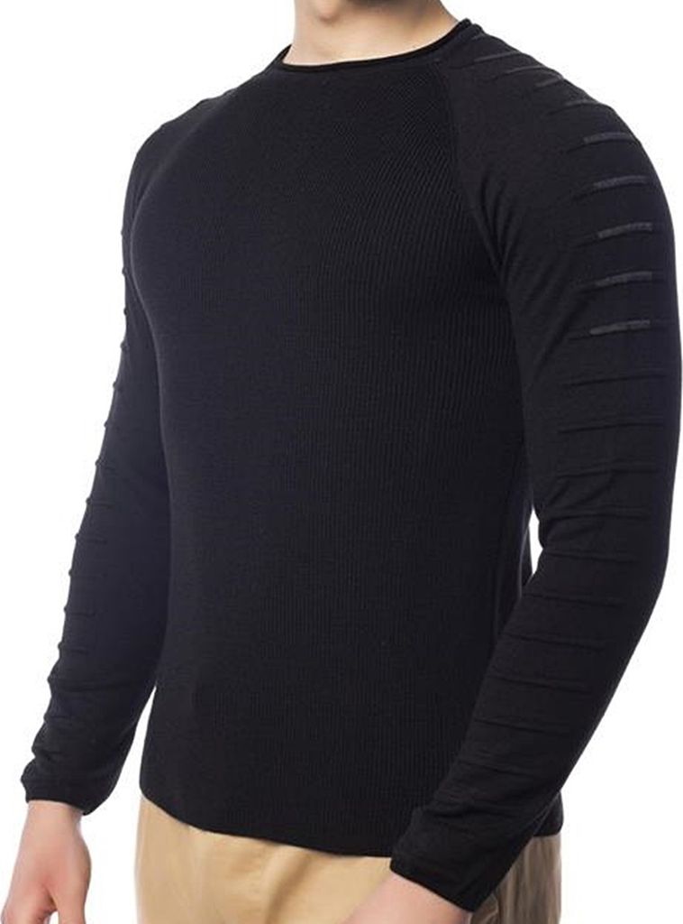 Schicker Strickpullover Karl ́s People by CARISMA K-123 Schwarz 4XL