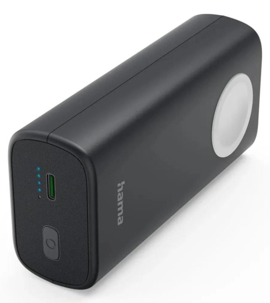 Hama Watch, 10000 mAh, Schwarz, Grau