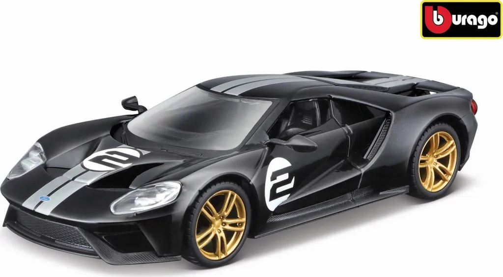Réplique Ford GT 2017 No.2 Heritage 1:32 - Qualité Bburago sans Défaut