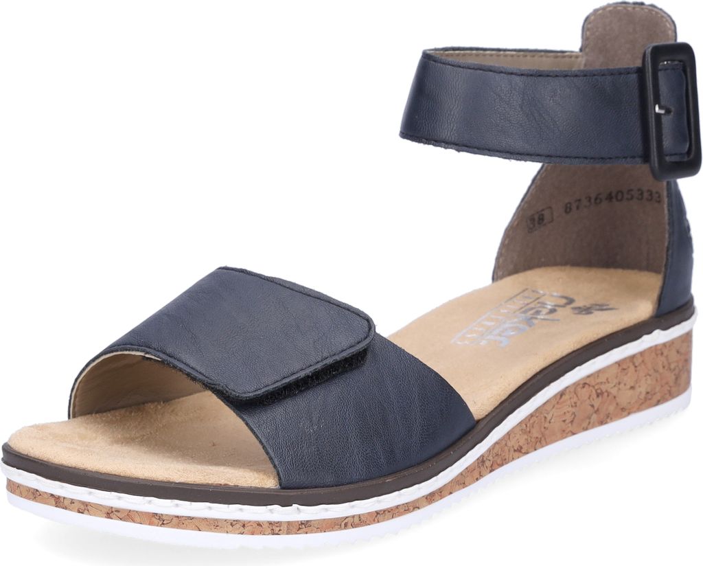 Rieker Damen Sandalen geschlossene Ferse Klettverschluss Produktbild 46