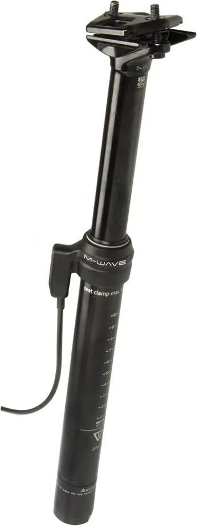 Sacoche Vélo Mighty Télescopique 31,6mm Noire pour Longue Distance