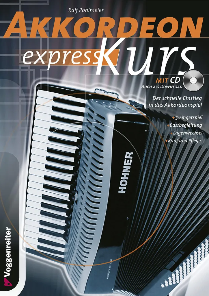 Cours d'Accordéon pour Adultes avec CD - Jouer de l'Accordéon en Solo