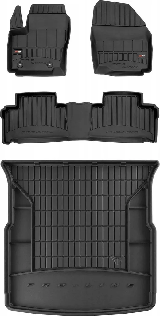 Tappetini 3D Ford S-Max Mk1 (06-15) Gomma Premium - Set 5 Posti