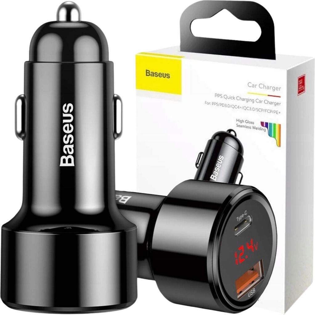 Baseus Magic nabjeka do auta, USB + USB-C, QC 4.0, PD, 45W Obrázek produktu 