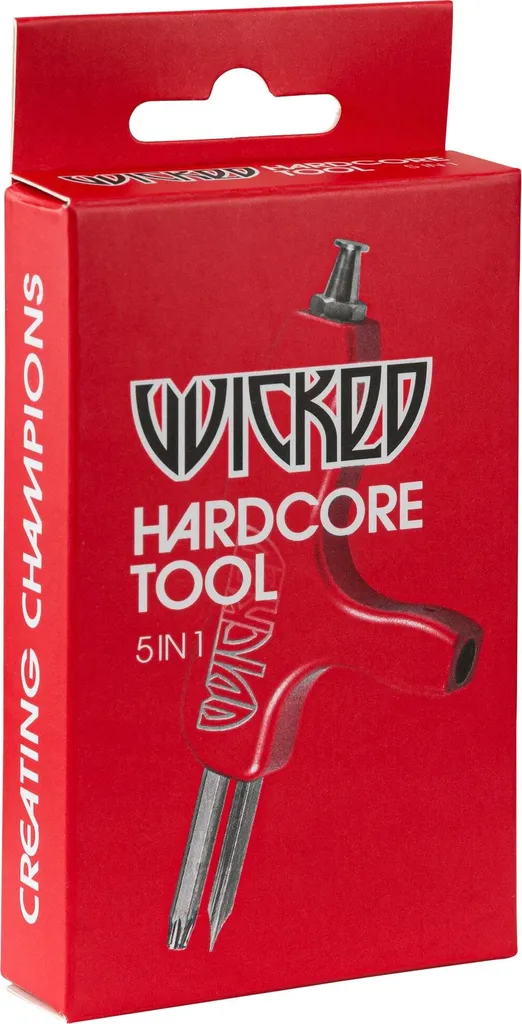 Multitool Hardcore Rouge/Argent Idéal pour Camping et Survie en Nature - 4