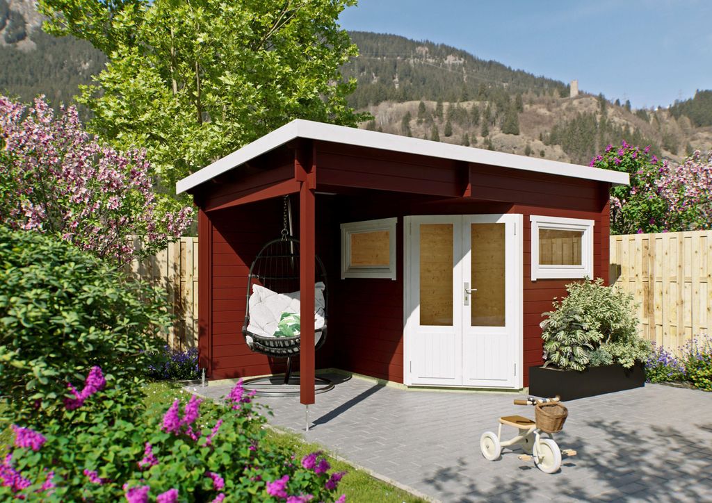 Fjordholz 5-Eck Gartenhaus Modell Leva 2B