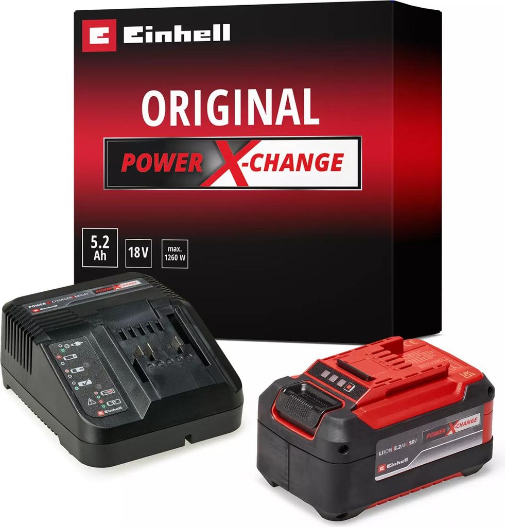 Einhell 5.2 Ah PXC Starter-Kit carica batterie Universale Immagine del prodotto 