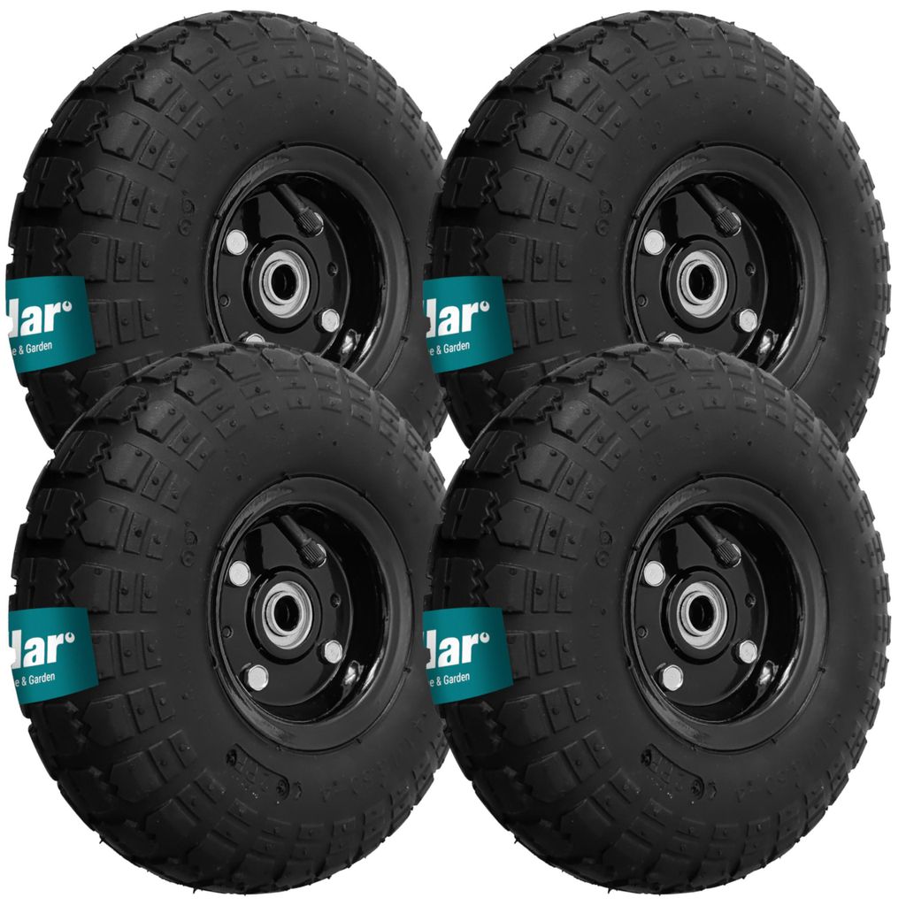 Sillar 4x ruota per carriola 4.10/3.50-4 – Pneumatico con Immagine del prodotto 