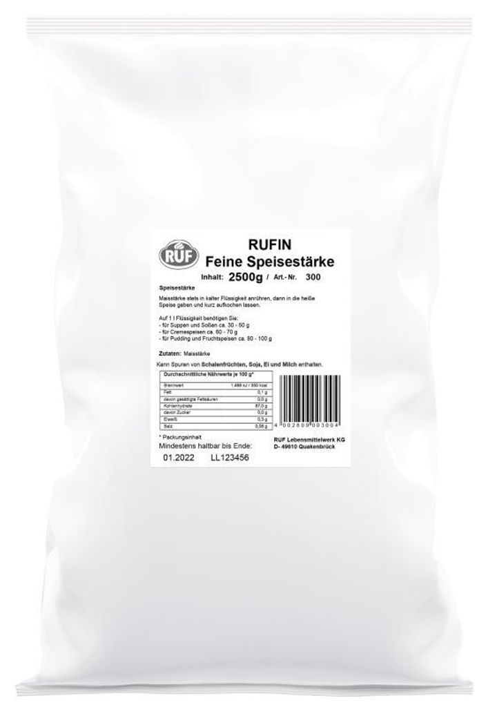 RUF Speisestärke (2,5 kg) Produktbild 