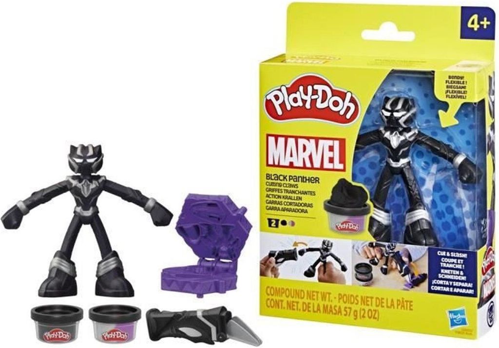 Play-Doh Marvel Black Panther Action Krallen, 4 Jahr(e) Produktbild 