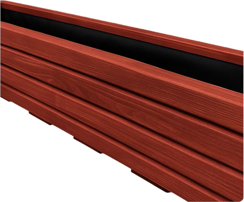 HolzGarden Pflanzkübel Holz Rechteckig 118x25x25 cm Produktbild 