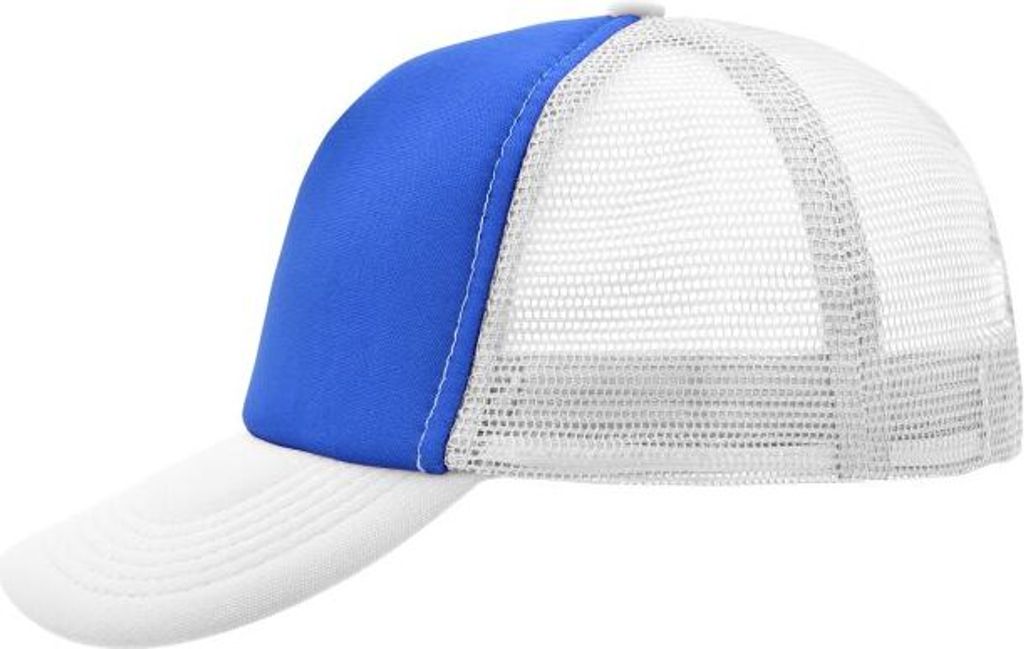 5 Panel Polyester Mesh Cap royal/white, Gr. one size Produktbild 