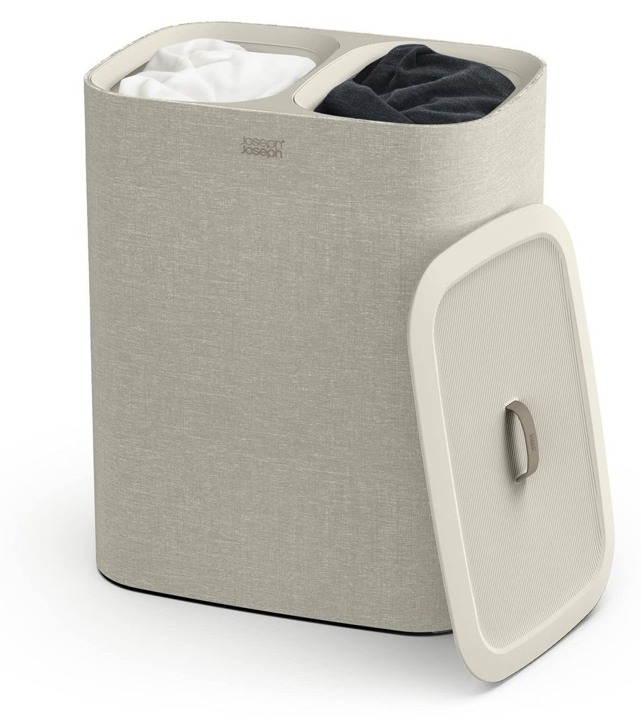 Cesta separadora de ropa Joseph Joseph Tota, color crema, Imagen del producto 