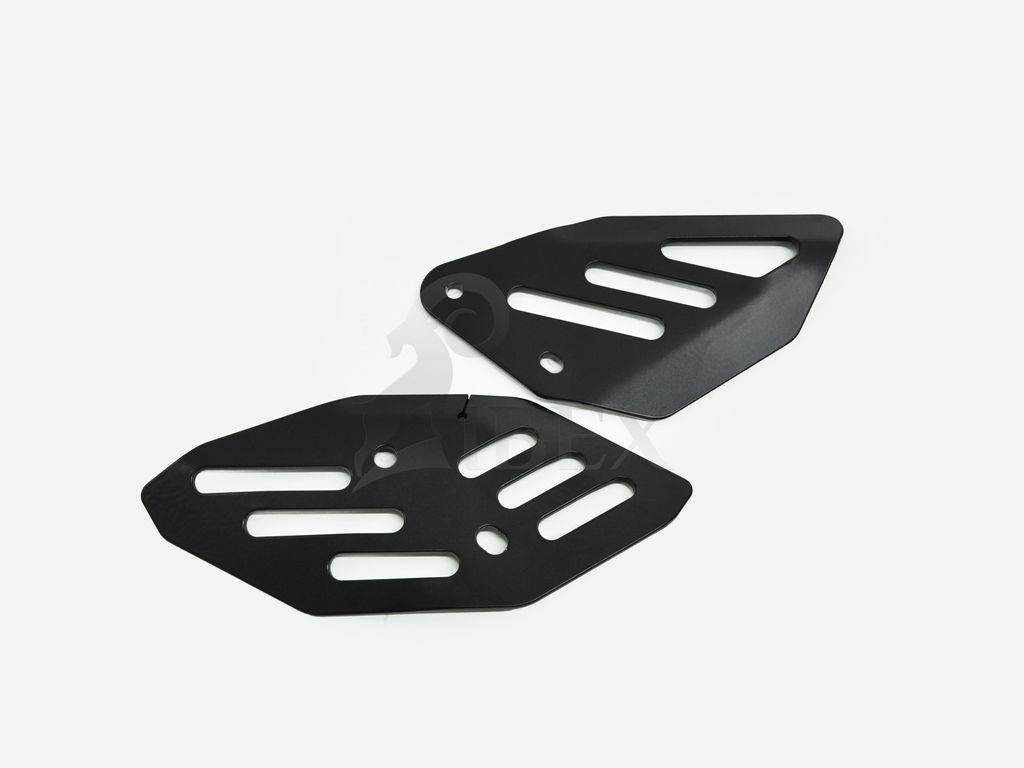 ZIEGER Fersenschoner Fersenschutz kompatibel mit Yamaha MT-03 BJ 2016-18 Black
