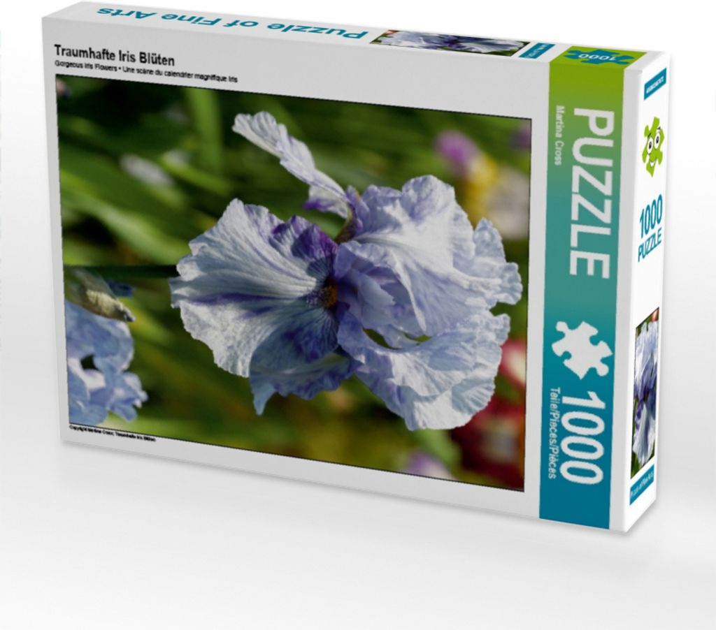 Calvendo Traumhafte Iris Blüten 1000 Teile Puzzle hoch 480x640mm, Cross Martina; 7323374