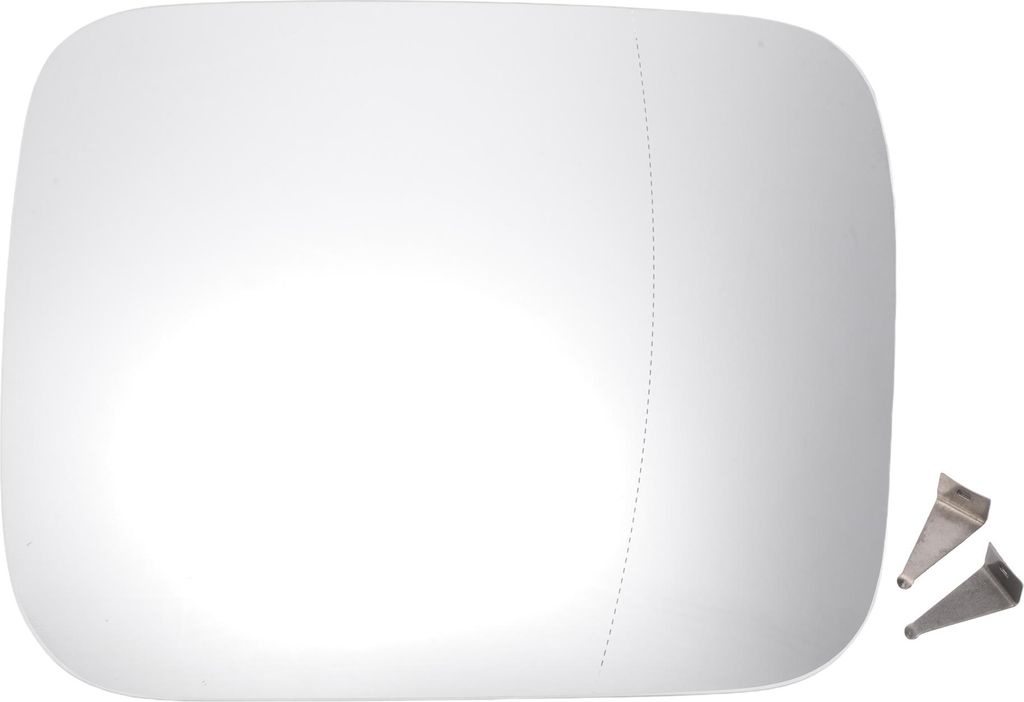 Autospiegelglas rechts für Jeep Renegade 2014-2022 mit Heizung und asphärischem Glas mit Trägerplatte