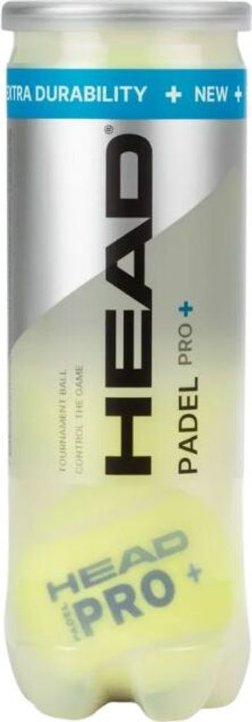 HEAD Padel-Bälle Padel Pro+ 3 Bälle