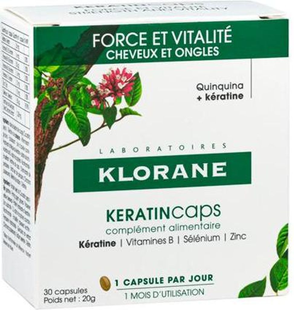 Klorane Keratincaps Stärke Und Vitalität 30 Kapseln