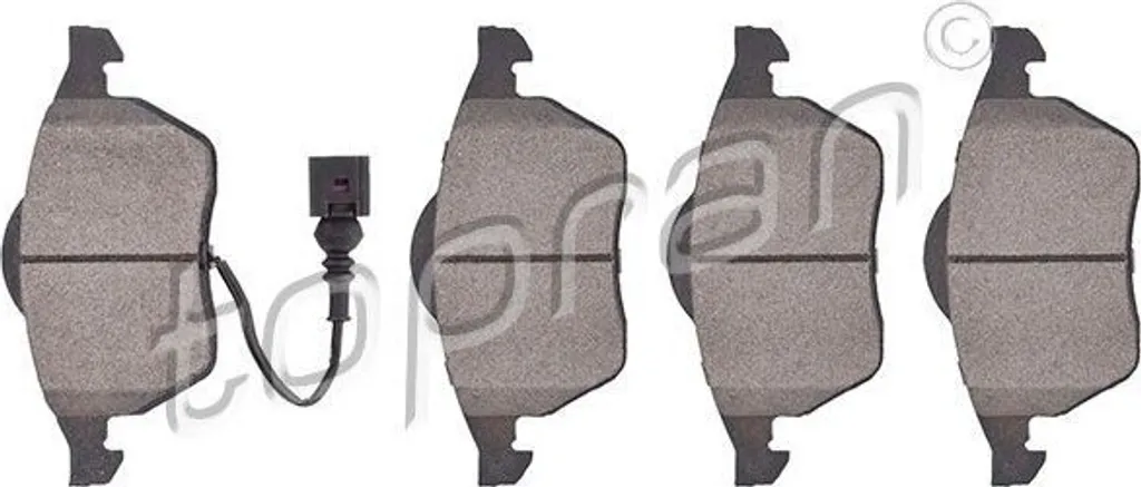 Plaquettes de frein avant TOPRAN 109 469 pour Golf 4 et Audi A3 8L