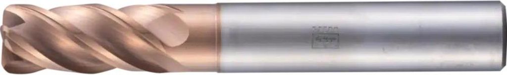 PFERD TOOLS VHM-Fräser Ø25mm, 4 Schneiden, 2xDC, Radius 2mm, AlTiN / TiSiXN beschichtet, Schaft HA