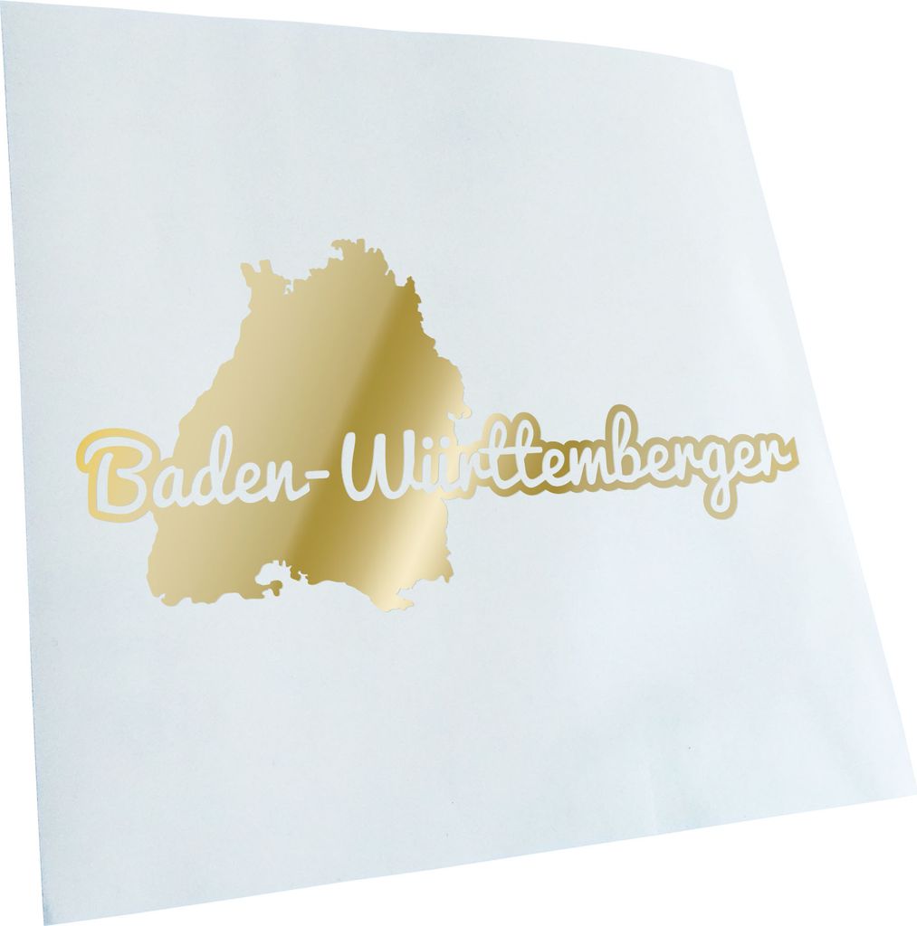 Kiwistar - Autoaufkleber - Baden-Württemberger Herkunft - Dunkelgrau - 20x10cm - Aufkleber für Auto, Laptop, Fahrrad, LKW, Motorrad mehrfarbig JD...