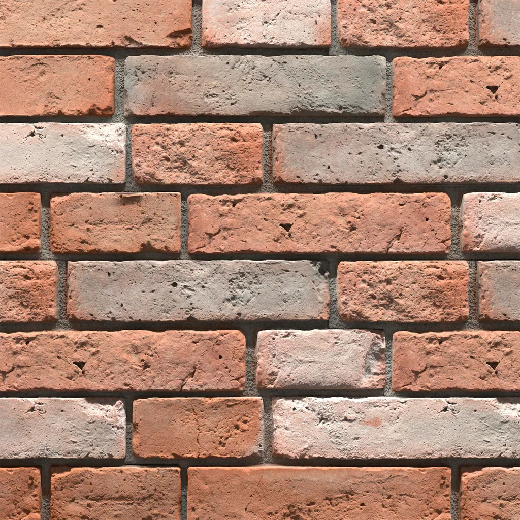 Rénover un mur avec le parement brique Chicago rouge STEGU 51x15cm 8u