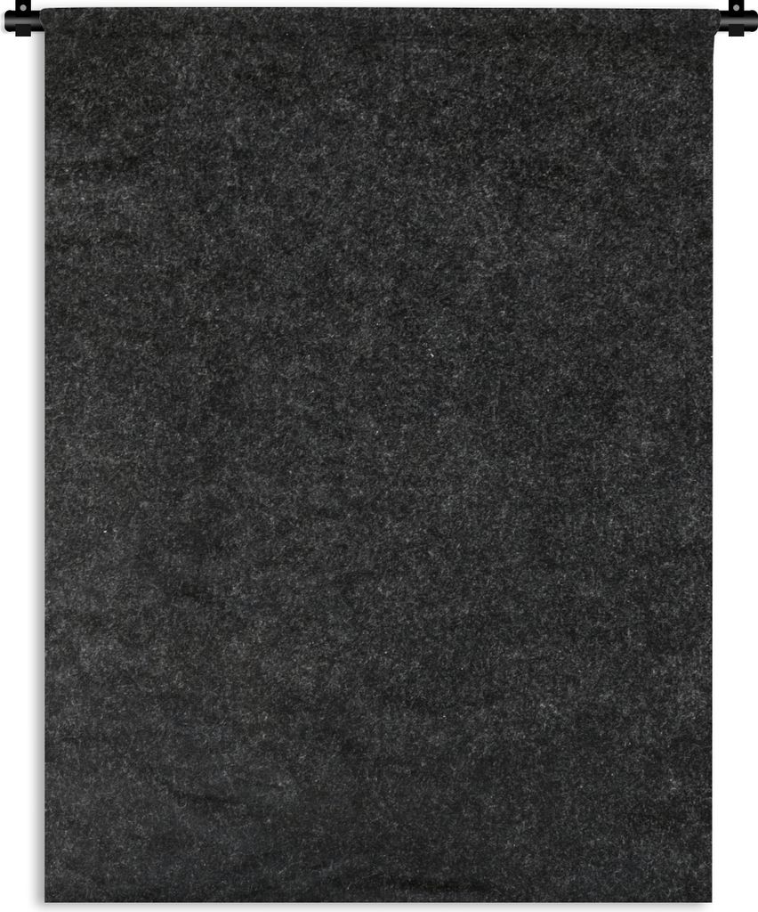 MuchoWow Wandteppich Wandbehang Schwarz - Granit - Design - Stein 90x120 cm Tapisserie Dekoration Wandtuch - Wanddeko