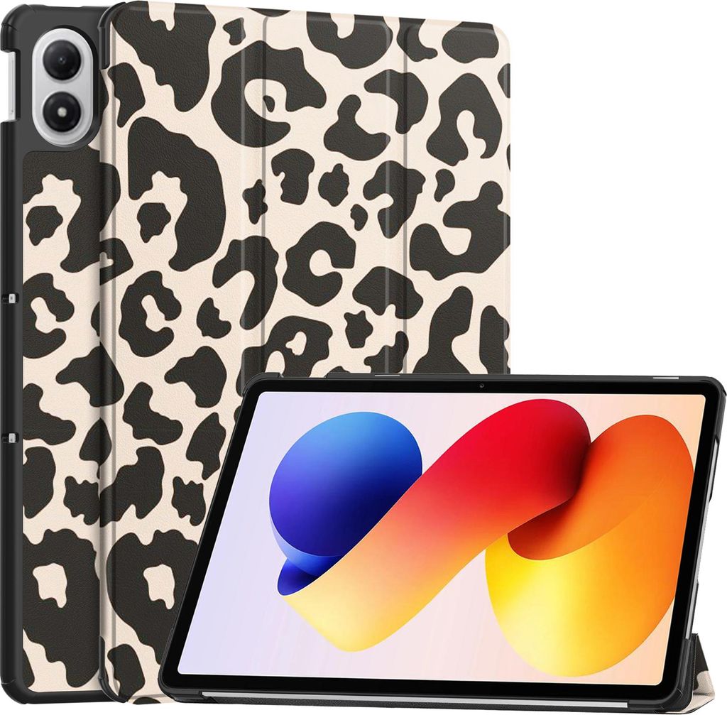 imoshion Design Trifold Klaphülle Xiaomi Redmi Pad 2 Pro - Leopard