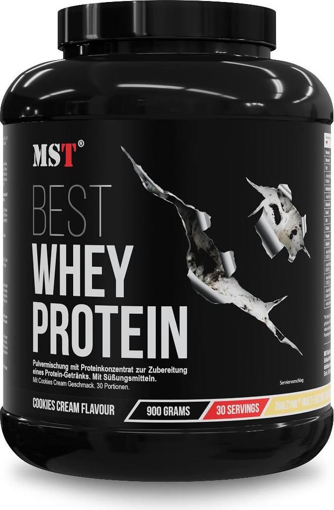 Protein Best Whey + Enzyme 900g Cookies cream