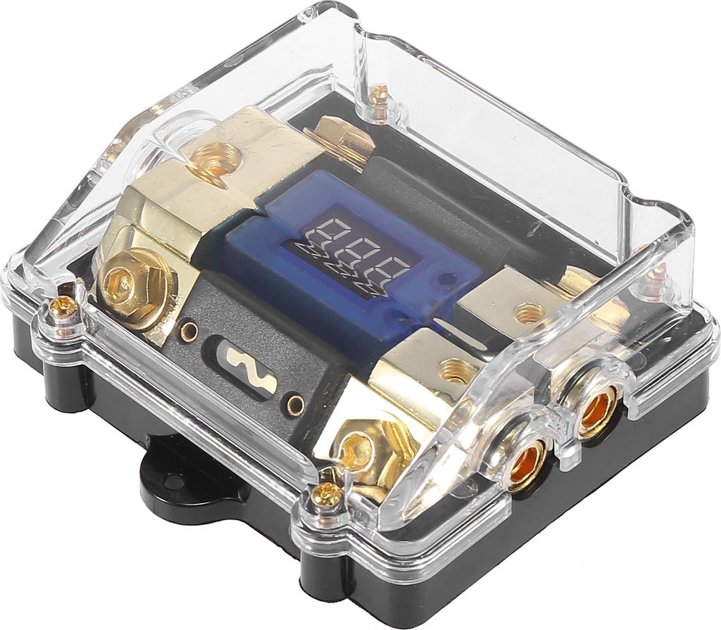 Auto Audio Stereo Digital Anzeige Sicherungshalter ANL mit 2 Sicherungen Verteilerblock
