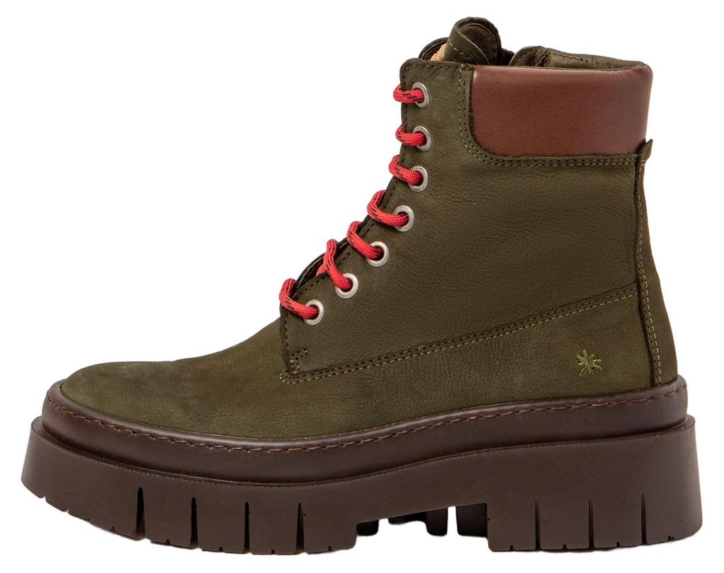 Art Stiefeletten Damen 1967 NOBUCK KAKI/AMBERES Farbe Grün