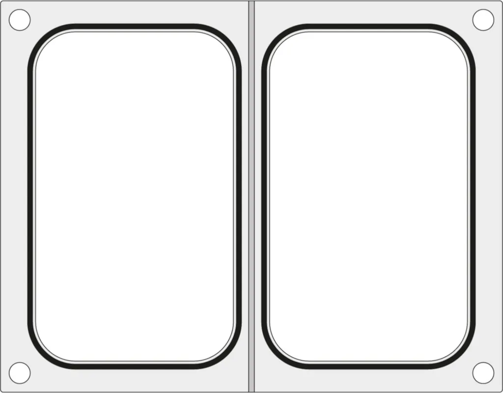 Moule de scellage 178x113 mm : doublez votre cadence de production