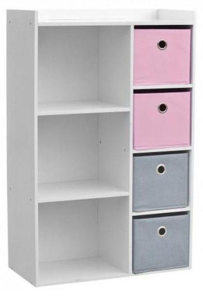 Armoire - 3 niches - 4 tiroirs - 62 x 29,5 x 96 cm Image du produit 
