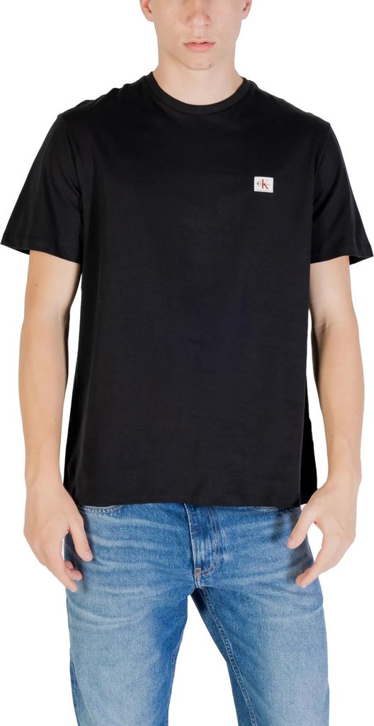 Calvin Klein Jeans Herren T-Shirt Schwarz 487133 : Größe - M Größe: M