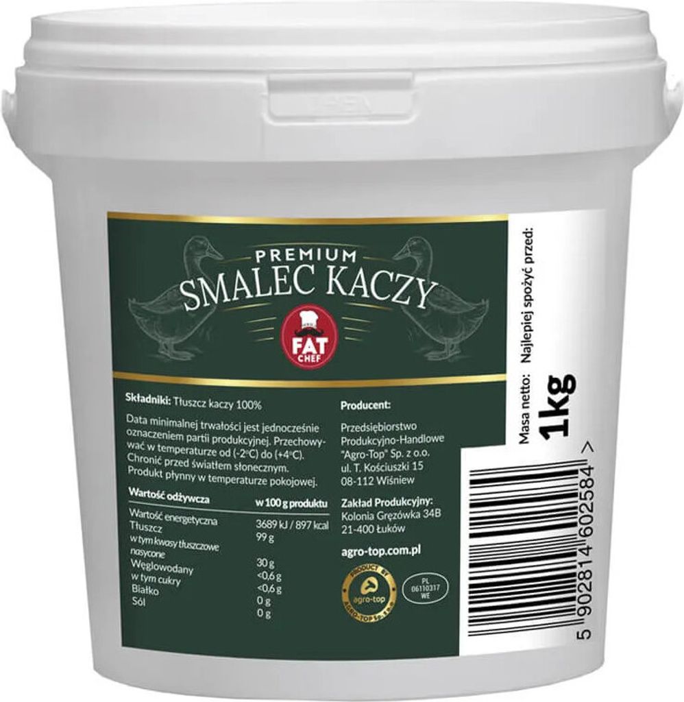 Entenschmalz 1kg - Agro-Top Produktbild 