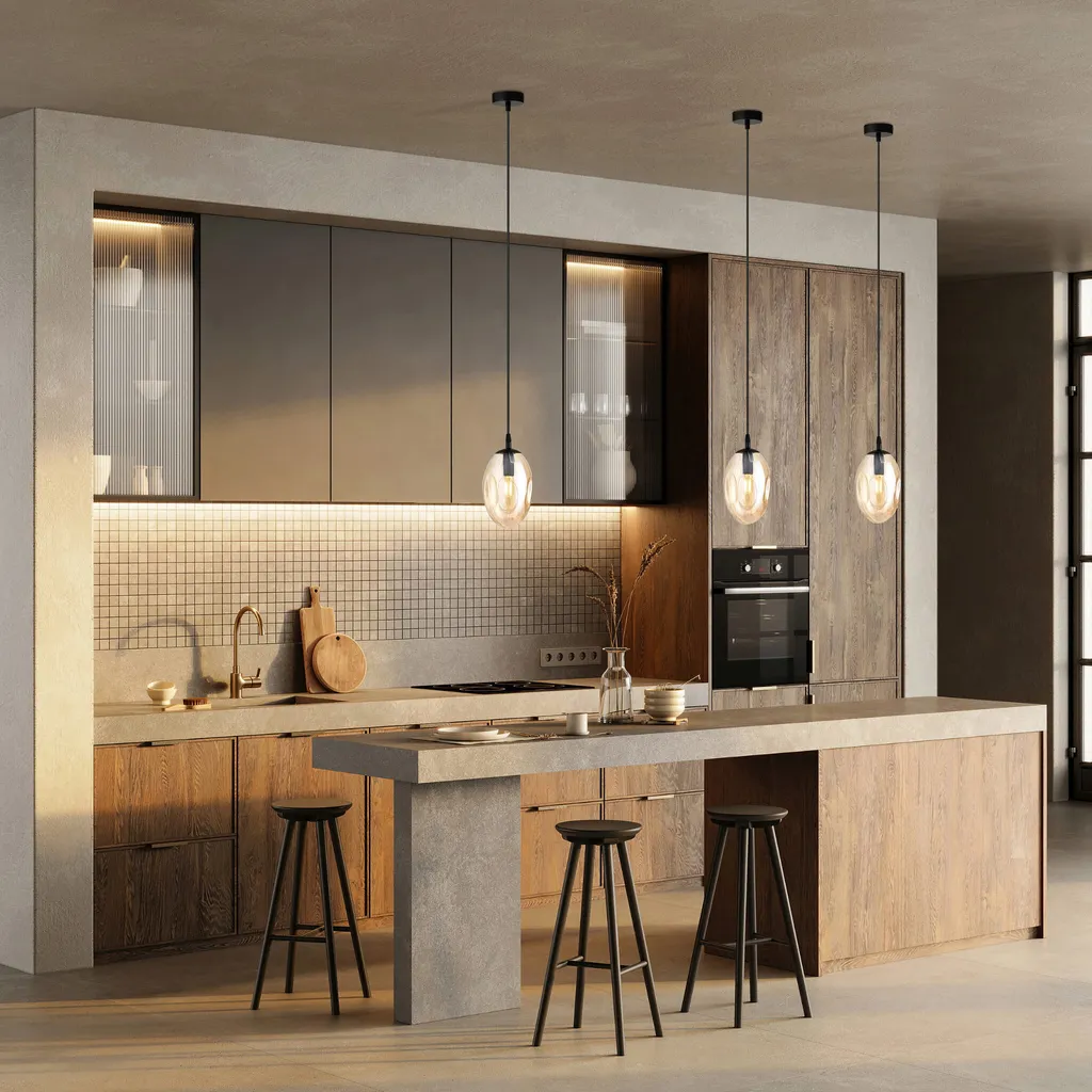 Suspension Anti-Éblouissement Astral Miel E14 - Éclairage Tamisé Design
