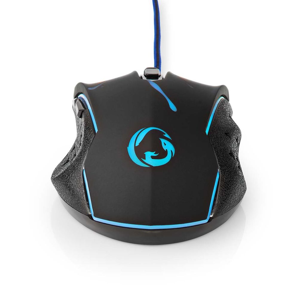 Nedis Gaming Mouse - Verdrahtet - 1200 / 1800 / 2400 / 3600 dpi - Einstellbar DPI - Anzahl Knöpfe: 6 - Programmierbare Tasten - Rechtshändig - 1....