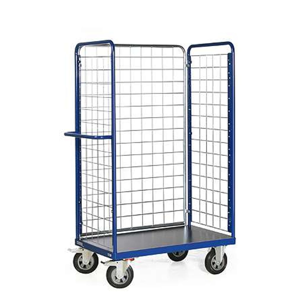 Protaurus Paketwagen F600 mit 3 Gitterwänden 1800mm hoch 1000x600mm