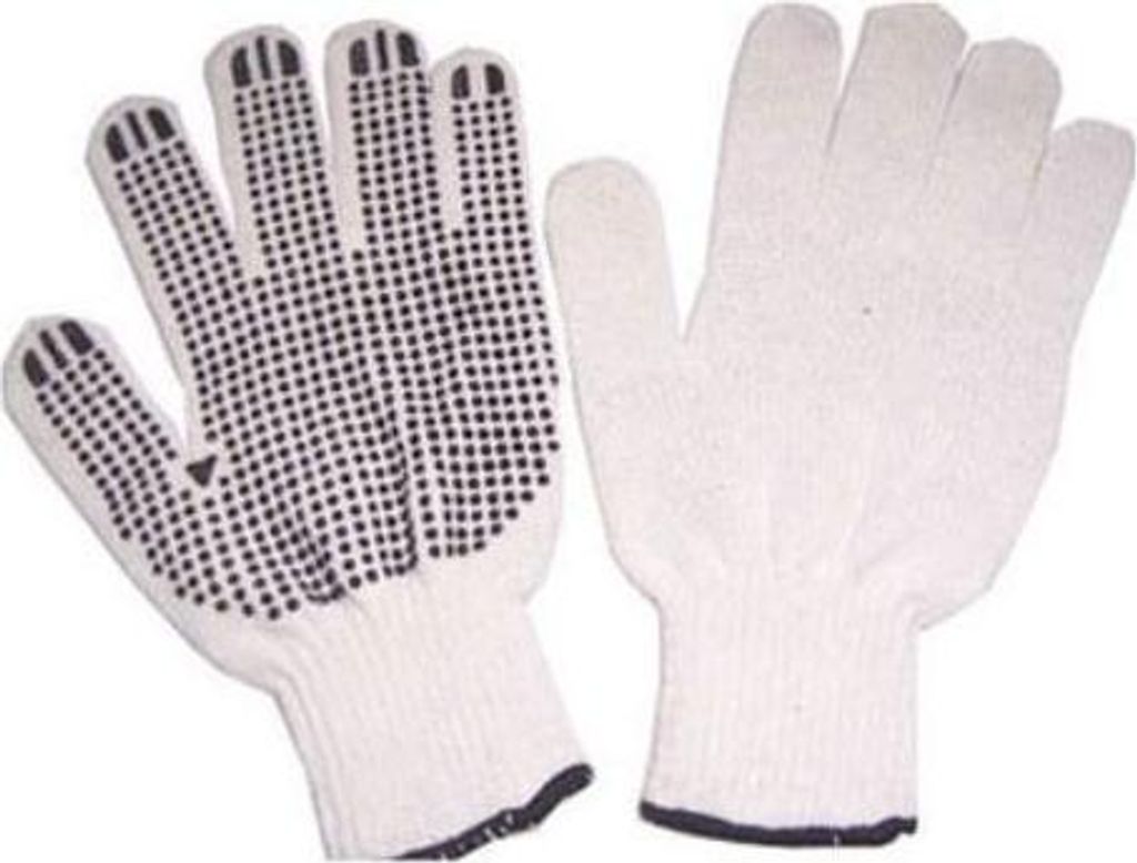 24 Paar Gartenhandschuhe Arbeitshandschuhe Handschuhe mit Noppen Weiß