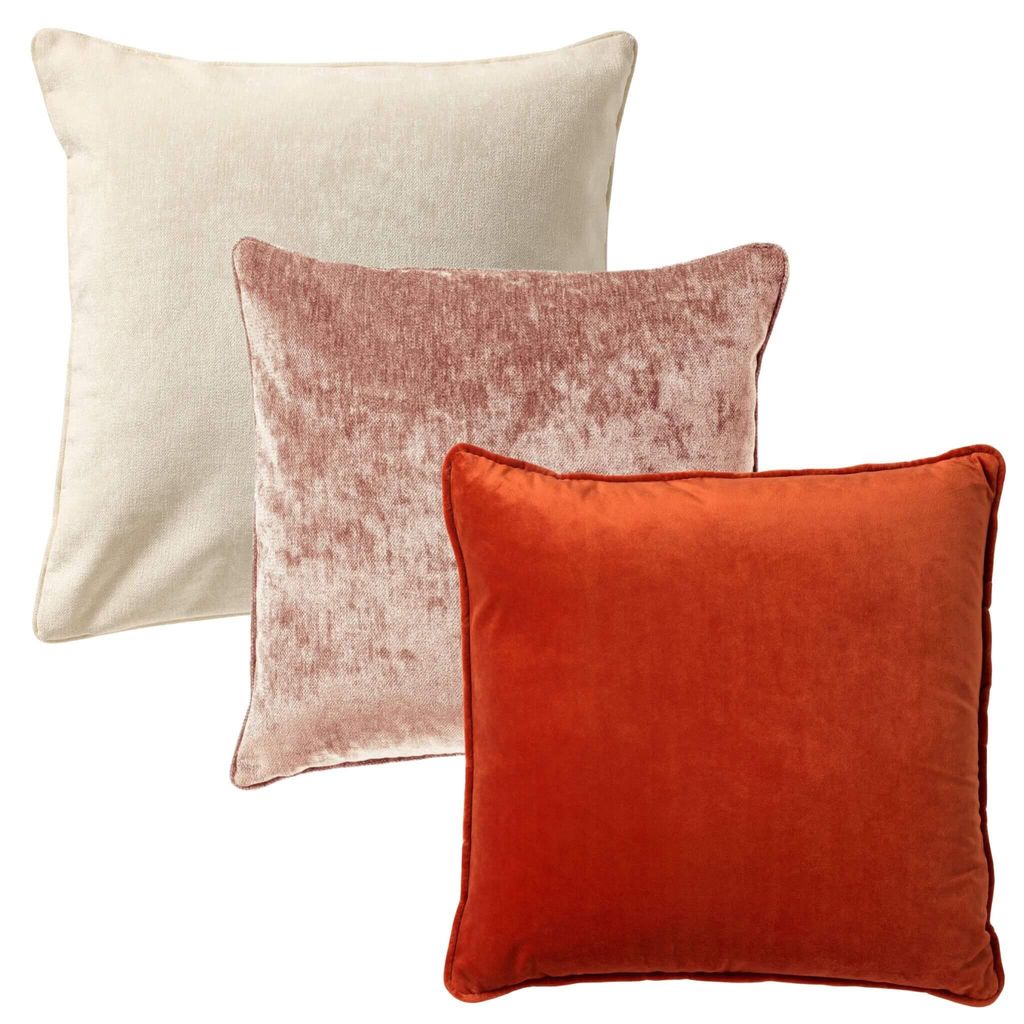 Dutch Decor Dekokissen-Set Elegant Layers 45x45 cm Weiß