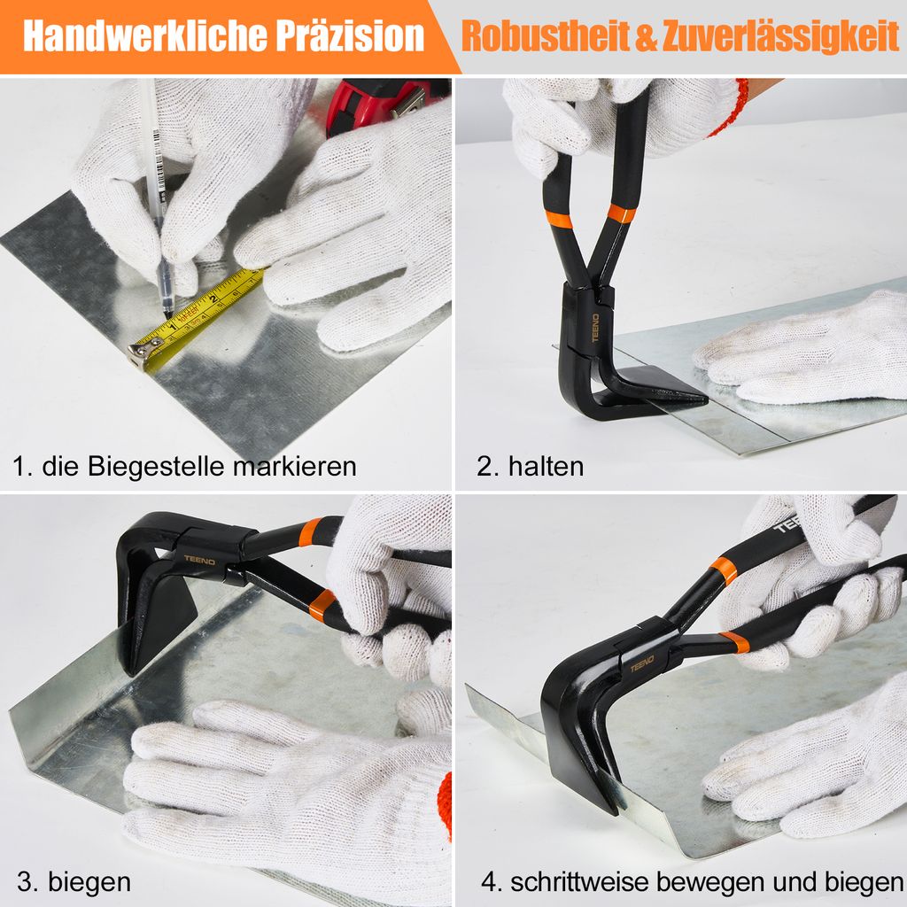 ZHIYUQL 3 STK Falzzange Klein 0° 45° 90° Blechbiegezange Set Breit 22mm ZHIYUQL 3 STK Falzzange Klein 0° 45° 90° Blechbiegezange Set Breit 22mm