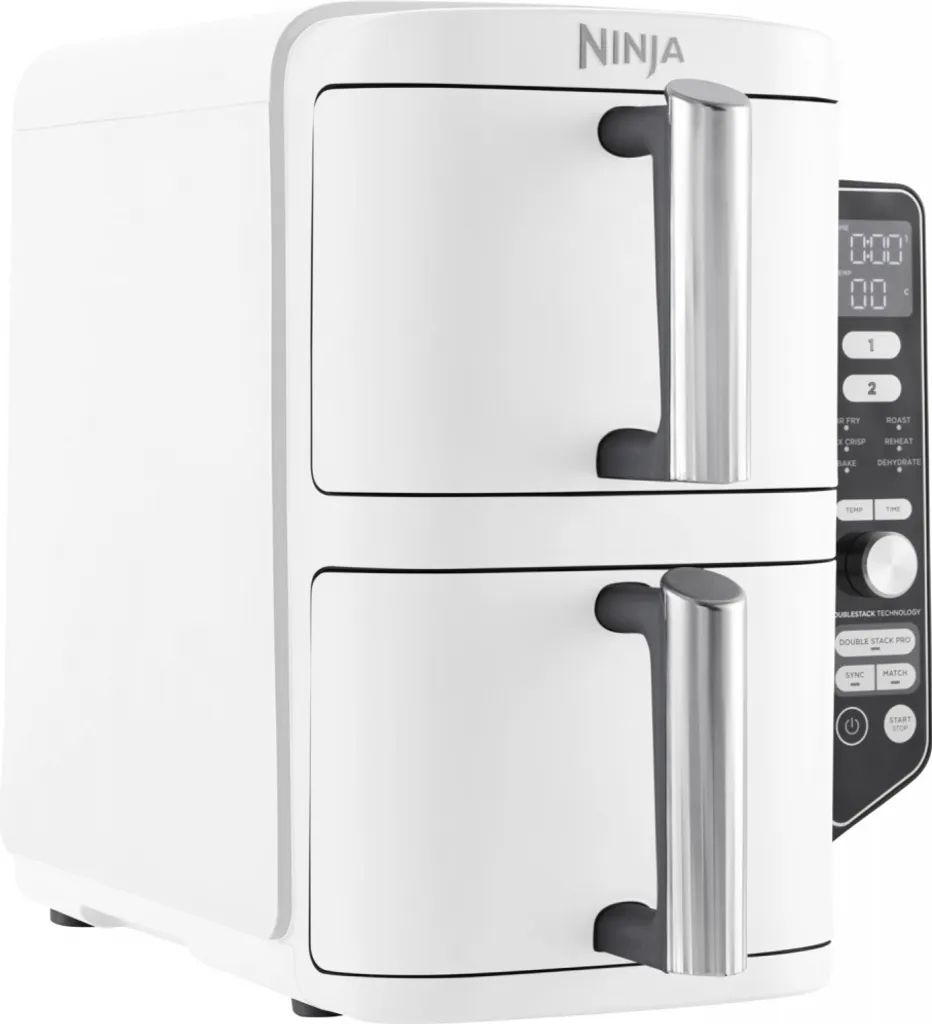 Ninja SL400EU Friteuse à air chaud Double Stack XL 9,5L Blanche - 12