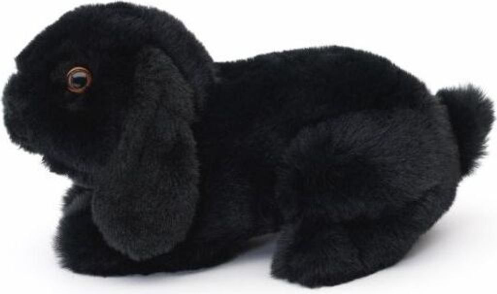 Kuscheltier Widderkaninchen liegend schwarz 20 cm Produktbild 