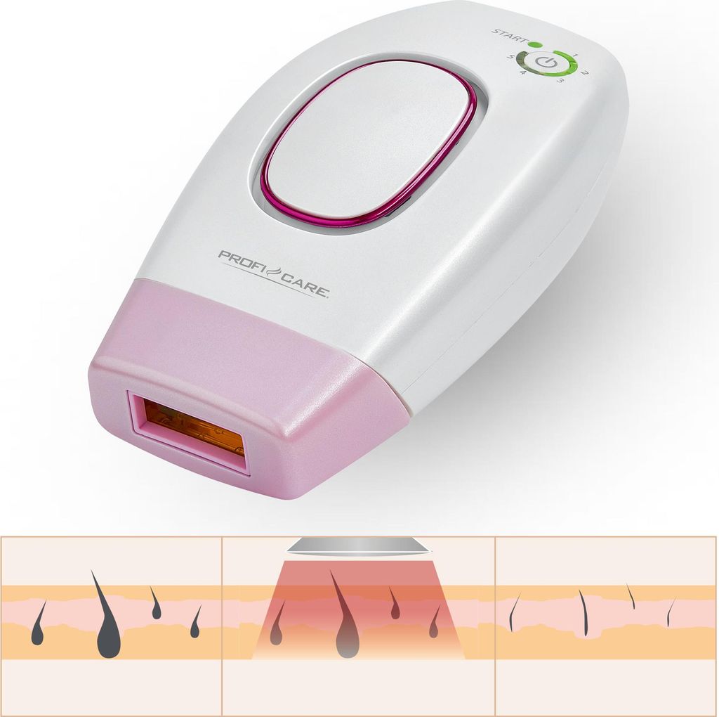 ProfiCare PC-IPL 3024 Rose. Blanc Image du produit 