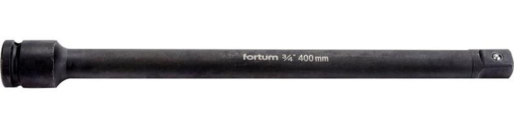 FORTUM Verlängerungssteckdose 3/4", L 400 mm