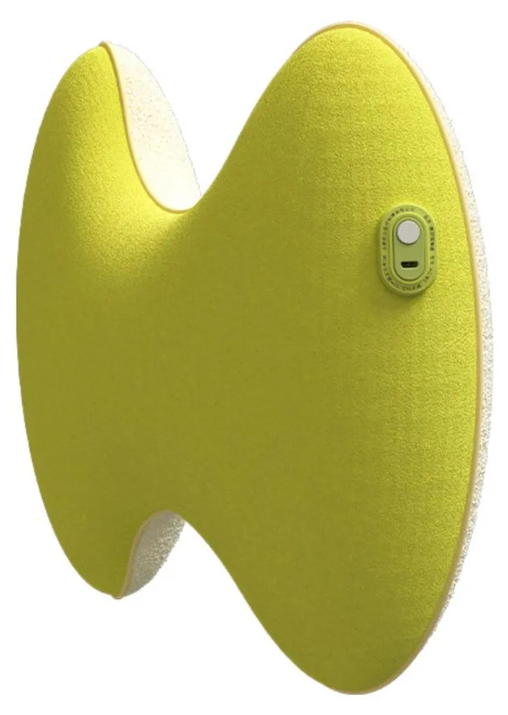 Coussin de massage chauffant ergonomique pour le dos et les lombaires
